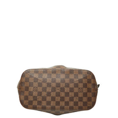 ルイ ヴィトン ダミエ シエナ MM ハンドバッグ ショルダーバッグ 2WAY N41546 ブラウン PVC レザー レディース LOUIS VUITTON 【中古】