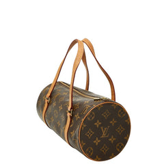 ルイ ヴィトン モノグラム パピヨン26 ハンドバッグ M51386 ブラウン PVC レザー レディース LOUIS VUITTON 【中古】