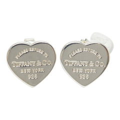 ティファニー リターントゥ ハート タグ スタッド ピアス SV925 シルバー レディース TIFFANY&Co. 【中古】