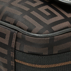 ジバンシー ロゴ 斜め掛け ショルダーバッグ ブラウン ブラック ナイロン レザー レディース Givenchy 【中古】