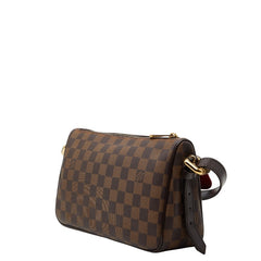 ルイ ヴィトン ダミエ ラヴェッロPM 斜め掛け ショルダーバッグ N60007 ブラウン PVC レザー レディース LOUIS VUITTON 【中古】