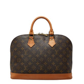 ルイ ヴィトン モノグラム アルマPM 旧型 ハンドバッグ M51130 ブラウン PVC レザー レディース LOUIS VUITTON 【中古】