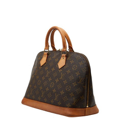 ルイ ヴィトン モノグラム アルマPM 旧型 ハンドバッグ M51130 ブラウン PVC レザー レディース LOUIS VUITTON 【中古】