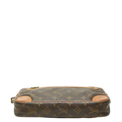 ルイ ヴィトン モノグラム マルリードラゴンヌGM セカンドバッグ M51825 ブラウン PVC レザー メンズ LOUIS VUITTON 【中古】