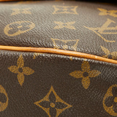 ルイ ヴィトン モノグラム ソミュール30 斜め掛け ショルダーバッグ M42256 ブラウン PVC レザー レディース LOUIS VUITTON 【中古】