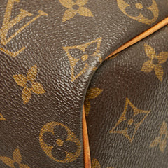 ルイ ヴィトン モノグラム スピーディ25 ミニボストンバッグ ハンドバッグ M41528 ブラウン PVC レザー レディース LOUIS VUITTON 【中古】