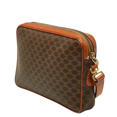 セリーヌ マカダム クラッチバッグ セカンドバッグ ブラウン PVC レディース CELINE 【中古】