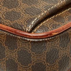 セリーヌ マカダム クラッチバッグ セカンドバッグ ブラウン PVC レディース CELINE 【中古】