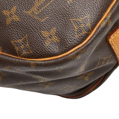 ルイ ヴィトン モノグラム ソミュール35 斜め掛け ショルダーバッグ M42254 ブラウン PVC レザー レディース LOUIS VUITTON 【中古】
