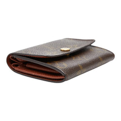 ルイ ヴィトン モノグラム ポルトモネ プラ コインケース M61930 ブラウン PVC レザー レディース LOUIS VUITTON 【中古】