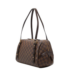 ルイ ヴィトン ダミエ リヴィントンPM ショルダーバッグ N41157 ブラウン PVC レザー レディース LOUIS VUITTON 【中古】