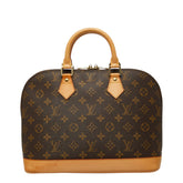 ルイ ヴィトン モノグラム アルマPM ハンドバッグ M51130 ブラウン PVC レザー レディース LOUIS VUITTON 【中古】