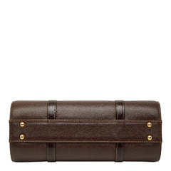 バーバリー ハンドバッグ ミニボストンバッグ ブラウン レザー レディース BURBERRY 【中古】
