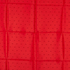 ディオール CDロゴ スカーフ レッド ブルー シルク レディース Dior 【中古】