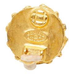 シャネル ココマーク イヤリング ゴールド メッキ フェイクパール レディース CHANEL 【中古】