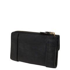 クロエ エルシー L字ファスナー 長財布 ブラック レザー レディース Chloe 【中古】