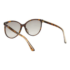 グッチ アジアンフィット サングラス GG0377SK 002 ブラウン プラスチック レディース GUCCI 【中古】