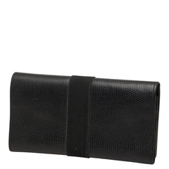サルヴァトーレフェラガモ ヴァラ リザード型押し 長財布 ブラック レザー レディース Salvatore Ferragamo 【中古】