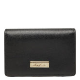 フルラ カードケース 名刺入れ ブラック レザー レディース Furla 【中古】