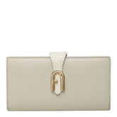 フルラ ソフィア グレイニー 長財布 グレー ホワイト レザー レディース Furla 【中古】