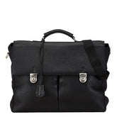 サルヴァトーレフェラガモ ビジネスバッグ ショルダーバッグ 2WAY ブラック レザー ナイロン レディース Salvatore Ferragamo 中古