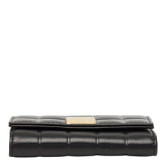 シャネル チョコバー キーケース ブラック レザー レディース CHANEL 【中古】