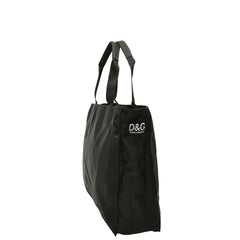 ドルチェアンドガッバーナ トートバッグ ブラック ナイロン レディース DOLCE&GABBANA 【中古】