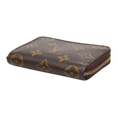 ルイ ヴィトン モノグラム ジッピー コインパース コインケース 小銭入れ M60067 ブラウン PVC レザー レディース LOUIS VUITTON 【中古】
