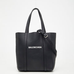 バレンシアガ エブリデイ トートXXS トートバッグ ショルダーバッグ 2WAY 551815 ブラック レザー レディース BALENCIAGA 【中古】
