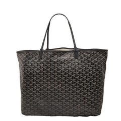 ゴヤール サンルイGM トートバッグ ショルダーバッグ ブラウン ブラック PVC レザー レディース GOYARD 【中古】