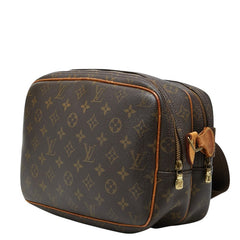 ルイ ヴィトン モノグラム リポーターPM 斜め掛け ショルダーバッグ M45254 ブラウン PVC レザー レディース LOUIS VUITTON 【中古】