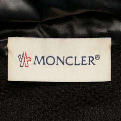 モンクレール MAGLIA マリア ロゴワッペン パーカー サイズ:XS ブラック コットン ナイロン レディース MONCLER 【中古】