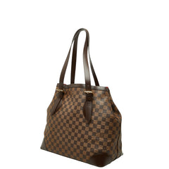 ルイ ヴィトン ダミエ ハムステッドGM トートバッグ ショルダーバッグ N51203 ブラウン PVC レザー レディース LOUIS VUITTON 【中古】