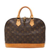 ルイ ヴィトン モノグラム アルマ 旧型 ハンドバッグ M51130 ブラウン PVC レザー レディース LOUIS VUITTON 【中古】