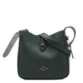 コーチ ハドリー ミニ クロスボディ ショルダーバッグ CAL60 グリーン系 レザー レディース COACH 【中古】
