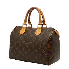 ルイ ヴィトン モノグラム スピーディ25 ミニボストンバッグ ハンドバッグ M41528 ブラウン PVC レザー レディース LOUIS VUITTON 【中古】