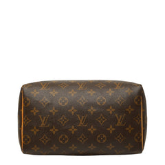 ルイ ヴィトン モノグラム スピーディ25 ミニボストンバッグ ハンドバッグ M41528 ブラウン PVC レザー レディース LOUIS VUITTON 【中古】