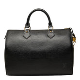 ルイ ヴィトン エピ スピーディ30 ハンドバッグ ミニボストンバッグ M59022 ノワール ブラック レザー レディース LOUIS VUITTON 【中古】