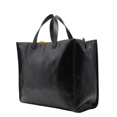 フェンディ ビッグロゴ フィッシュアイ トートバッグ ショルダーバッグ 2WAY 7VA390 ブラック ホワイト PVC レザー レディース FENDI 【中古】