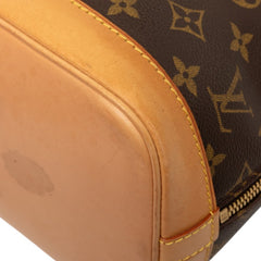ルイ ヴィトン モノグラム アルマPM ハンドバッグ M51130 ブラウン PVC レザー レディース LOUIS VUITTON 【中古】