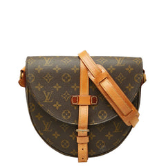 ルイ ヴィトン モノグラム シャンティGM 斜め掛け ショルダーバッグ M51232 ブラウン PVC レザー レディース LOUIS VUITTON 【中古】