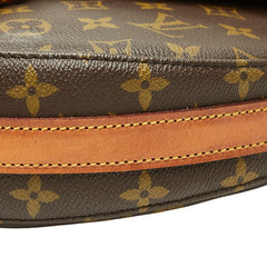 ルイ ヴィトン モノグラム シャンティGM 斜め掛け ショルダーバッグ M51232 ブラウン PVC レザー レディース LOUIS VUITTON 【中古】