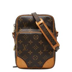 ルイ ヴィトン モノグラム アマゾン 斜め掛け ショルダーバッグ M45236 ブラウン PVC レザー レディース LOUIS VUITTON 【中古】