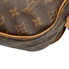 ルイ ヴィトン モノグラム ソミュール35 斜め掛け ショルダーバッグ M42254 ブラウン PVC レザー レディース LOUIS VUITTON 【中古】