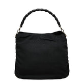 グッチ バンブー ハンドバッグ 0011638 ブラック ナイロン レディース GUCCI 【中古】
