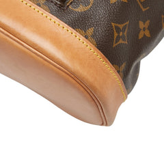 ルイ ヴィトン モノグラム モンスリMM リュック バックパック M51136 ブラウン PVC レザー レディース LOUIS VUITTON 【中古】