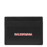 バレンシアガ CASH カードホルダー カードケース 594309 ブラック レザー レディース BALENCIAGA 【中古】