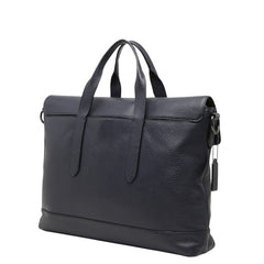 コーチ ハンドバッグ ビジネスバッグ ネイビー レザー レディース COACH 【中古】