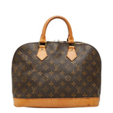 ルイ ヴィトン モノグラム アルマPM ハンドバッグ M51130 ブラウン PVC レザー レディース LOUIS VUITTON 【中古】