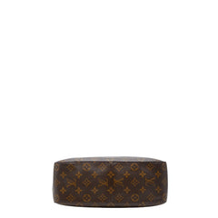 ルイ ヴィトン モノグラム ルーピングGM ショルダーバッグ ハンドバッグ M51145 ブラウン PVC レザー レディース LOUIS VUITTON 【中古】